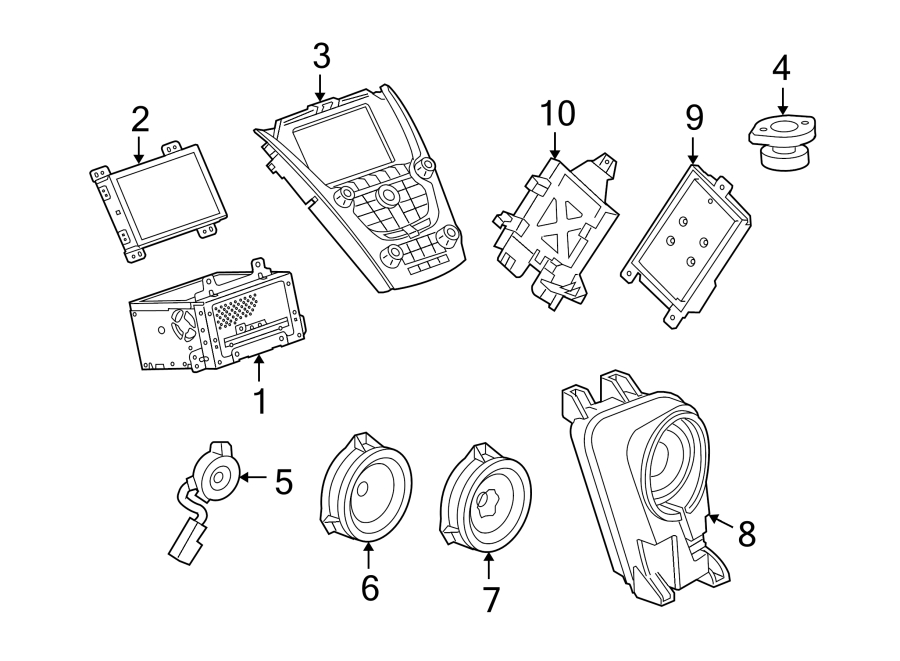 Diagram Instrument panel. Sound system. for your 1984 Buick Century   