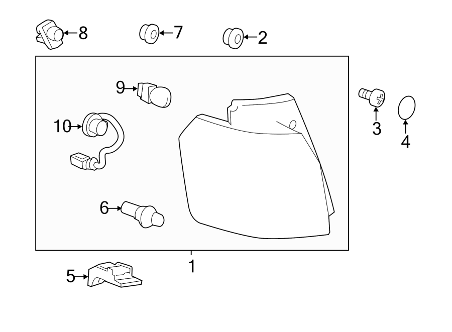 Diagram REAR LAMPS. TAIL LAMPS. for your 2005 Chevrolet Monte Carlo   