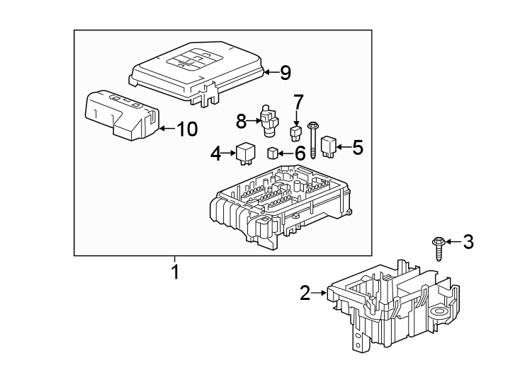 FUSE BOX. Diagram