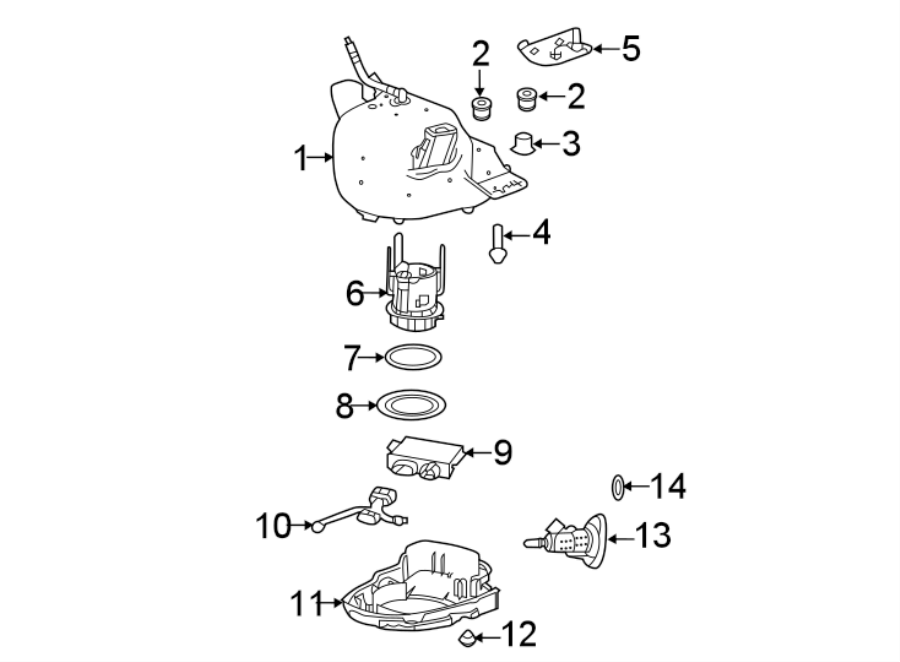 Diagram EMISSION SYSTEM. EMISSION COMPONENTS. for your 2018 Chevrolet Equinox 1.5L Ecotec A/T 4WD LT Sport Utility 