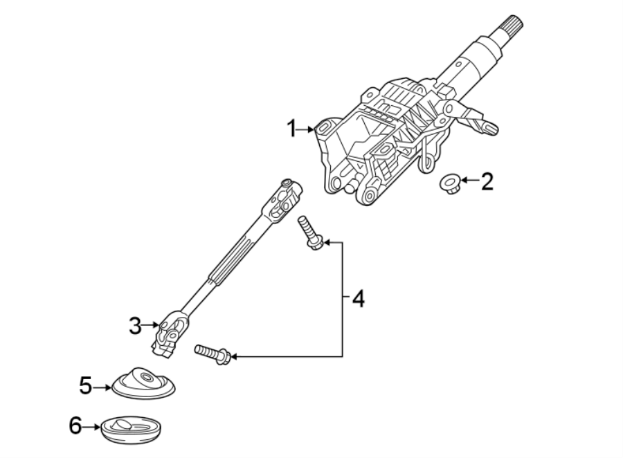 1STEERING COLUMN ASSEMBLY.https://images.simplepart.com/images/parts/motor/fullsize/FJ18475.png