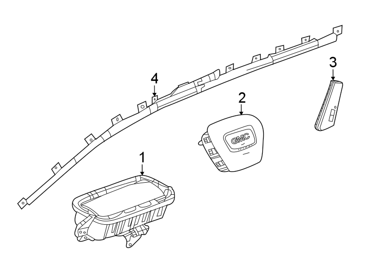 RESTRAINT SYSTEMS. AIR BAG COMPONENTS.