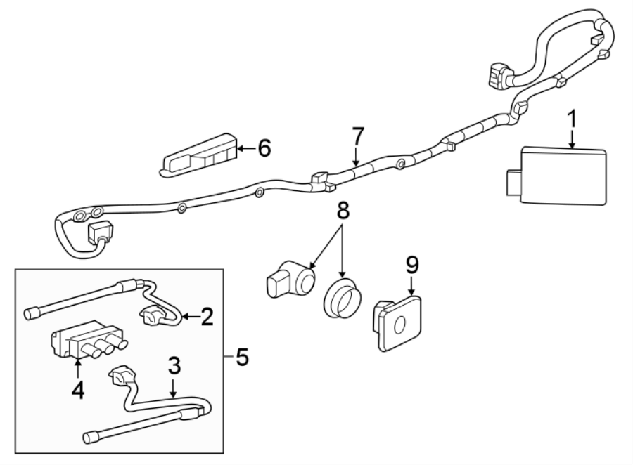 Diagram REAR BUMPER. BUMPER & COMPONENTS. for your 1995 Buick Century   