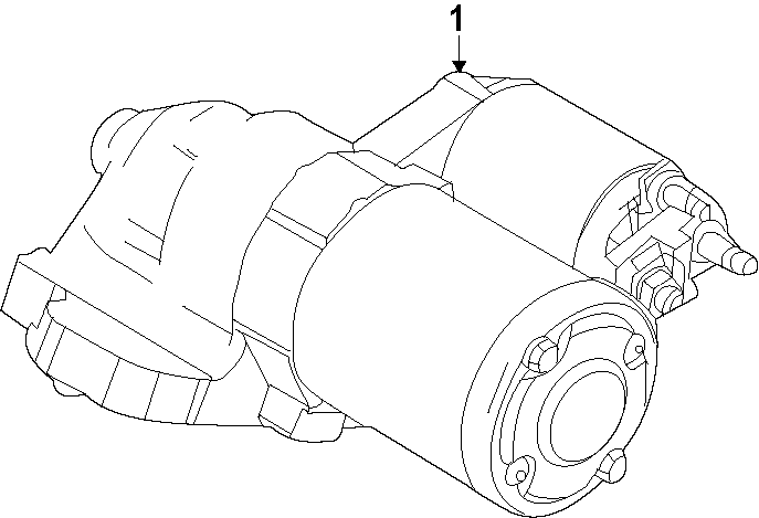 Diagram STARTER. for your 2010 Ford Fusion   