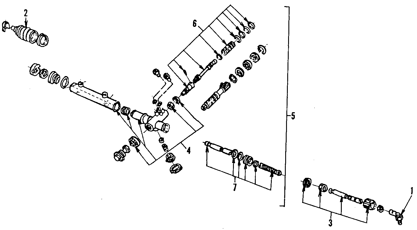 Diagram P/S PUMP & HOSES. STEERING GEAR & LINKAGE. for your 2003 Ford Ranger   