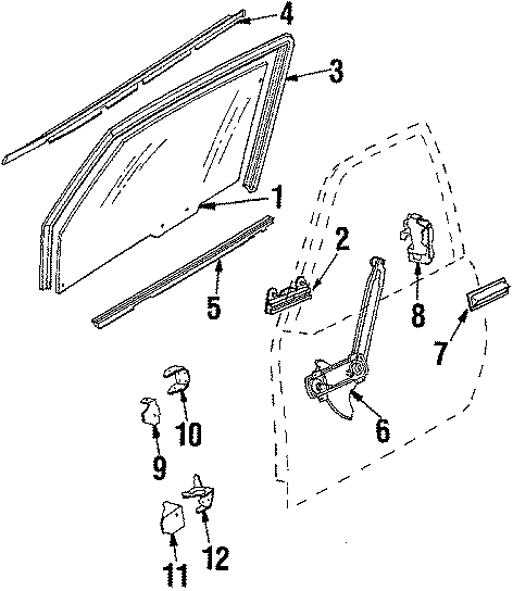 11FRONT DOOR. GLASS & HARDWARE.https://images.simplepart.com/images/parts/motor/fullsize/FK2120.png