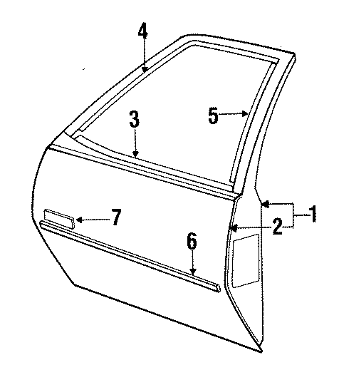 4FRONT DOOR. DOOR & COMPONENTS. EXTERIOR TRIM.https://images.simplepart.com/images/parts/motor/fullsize/FK88200.png