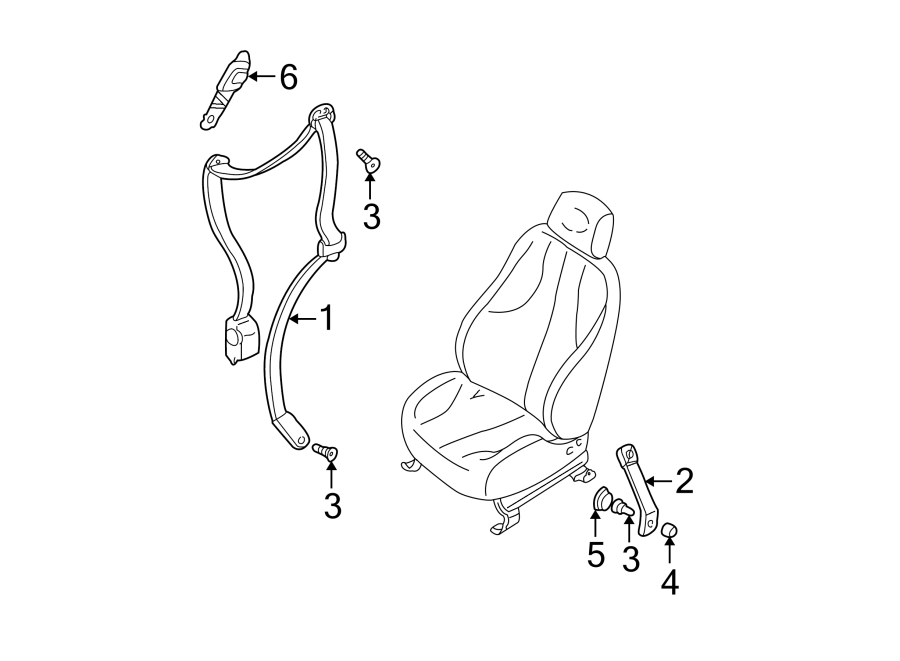 5RESTRAINT SYSTEMS. FRONT SEAT BELTS.https://images.simplepart.com/images/parts/motor/fullsize/FK95410.png