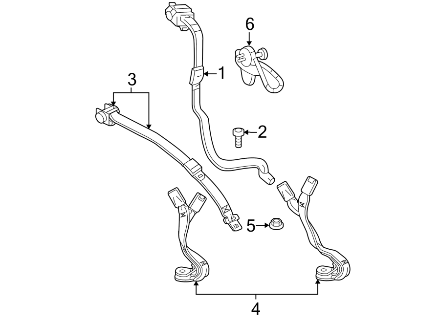 2RESTRAINT SYSTEMS. REAR SEAT BELTS.https://images.simplepart.com/images/parts/motor/fullsize/FK95414.png