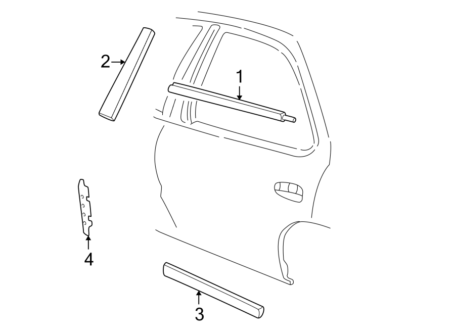 3REAR DOOR. EXTERIOR TRIM.https://images.simplepart.com/images/parts/motor/fullsize/FK95640.png