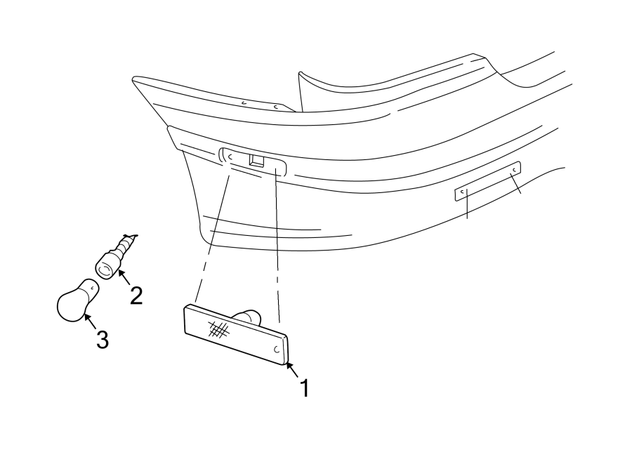 Diagram REAR LAMPS. SIDE MARKER LAMPS. for your 2007 GMC Sierra 1500 Classic SL Crew Cab Pickup Fleetside 5.3L Vortec V8 FLEX M/T 4WD 