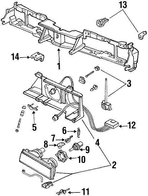 13FRONT LAMPS. HEADLAMP COMPONENTS.https://images.simplepart.com/images/parts/motor/fullsize/FL2042.png