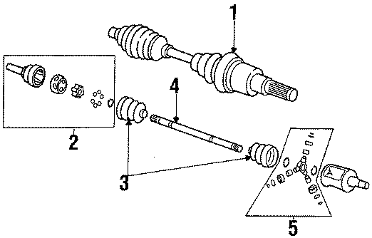 Diagram FRONT SUSPENSION. AXLE COMPONENTS. for your 2004 GMC Sierra 2500 HD 8.1L Vortec V8 M/T 4WD SLE Standard Cab Pickup Fleetside 