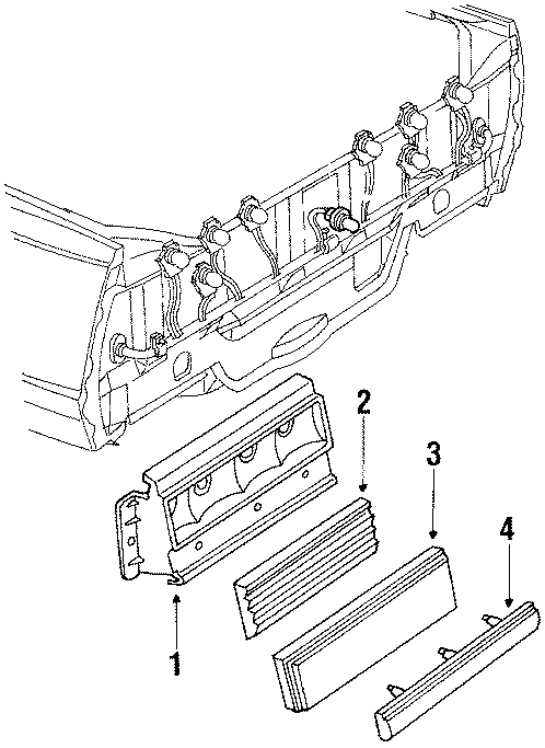 Pontiac 6000 Lens. 2 & 4 DOOR, 1985-88 STE, 1989-91 ALL - 16502650 ...