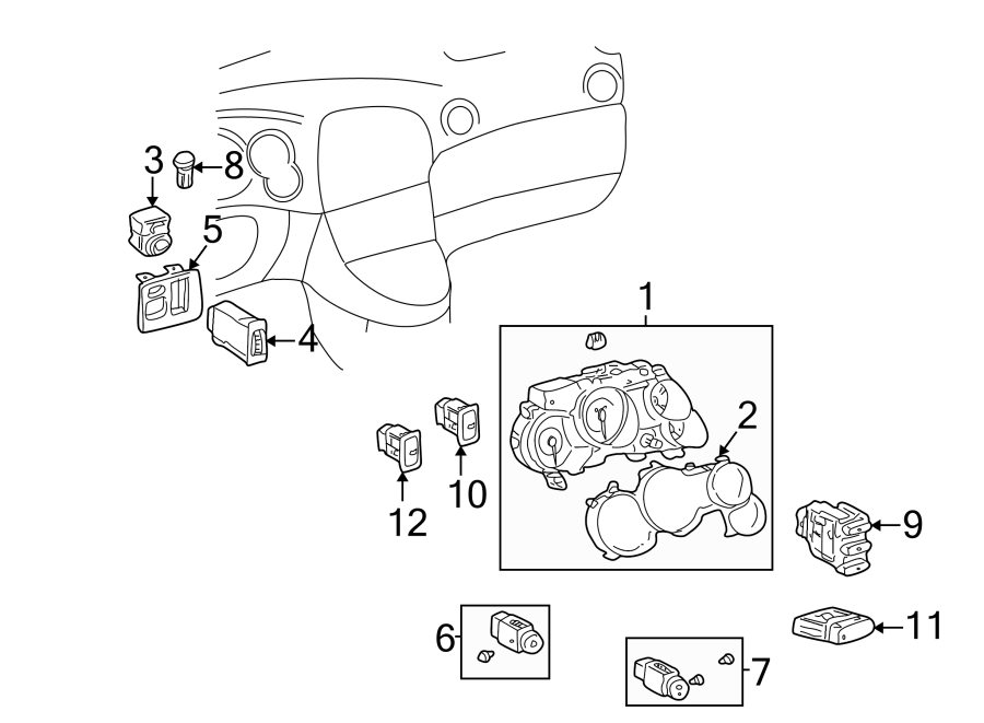 1INSTRUMENT PANEL. CLUSTER & SWITCHES.https://images.simplepart.com/images/parts/motor/fullsize/FM03320.png