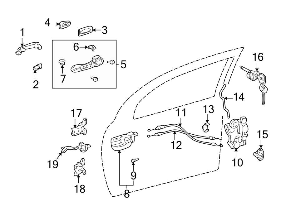 13FRONT DOOR. LOCK & HARDWARE.https://images.simplepart.com/images/parts/motor/fullsize/FM03465.png