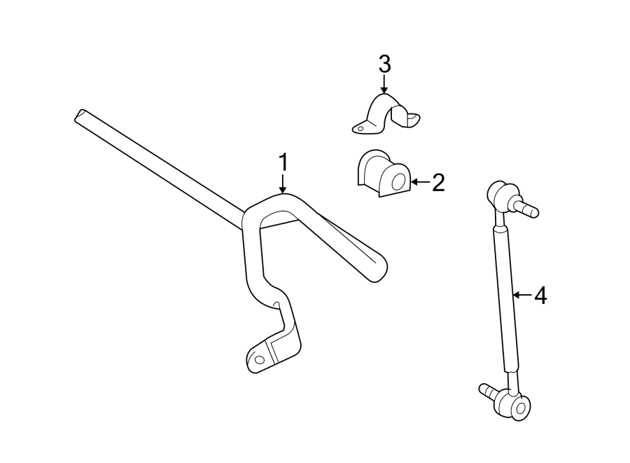 Diagram FRONT SUSPENSION. STABILIZER BAR & COMPONENTS. for your 2012 GMC Sierra 2500 HD 6.6L Duramax V8 DIESEL A/T 4WD SLT Crew Cab Pickup Fleetside 