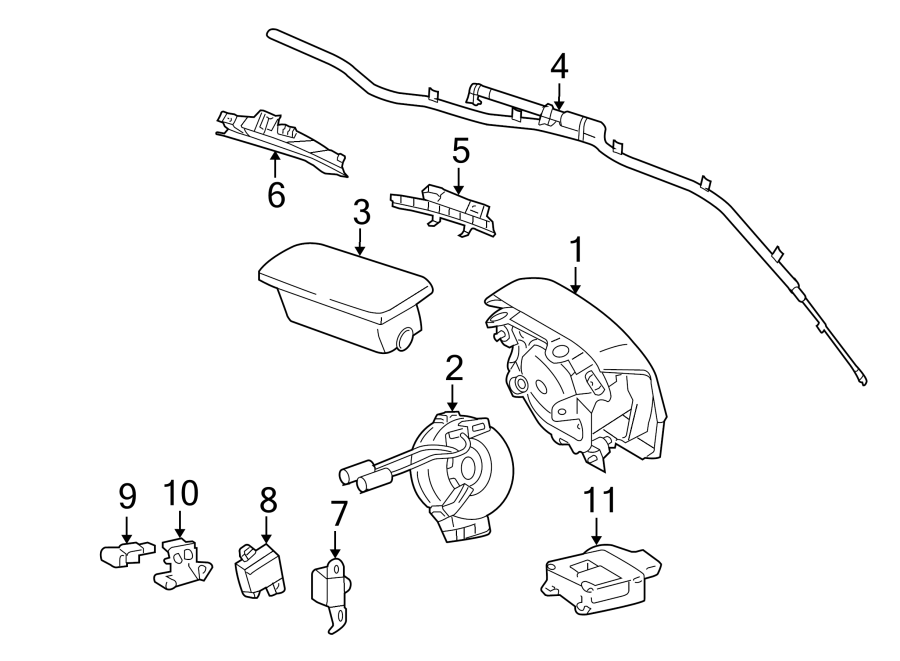 7RESTRAINT SYSTEMS. AIR BAG COMPONENTS.https://images.simplepart.com/images/parts/motor/fullsize/FM09345.png