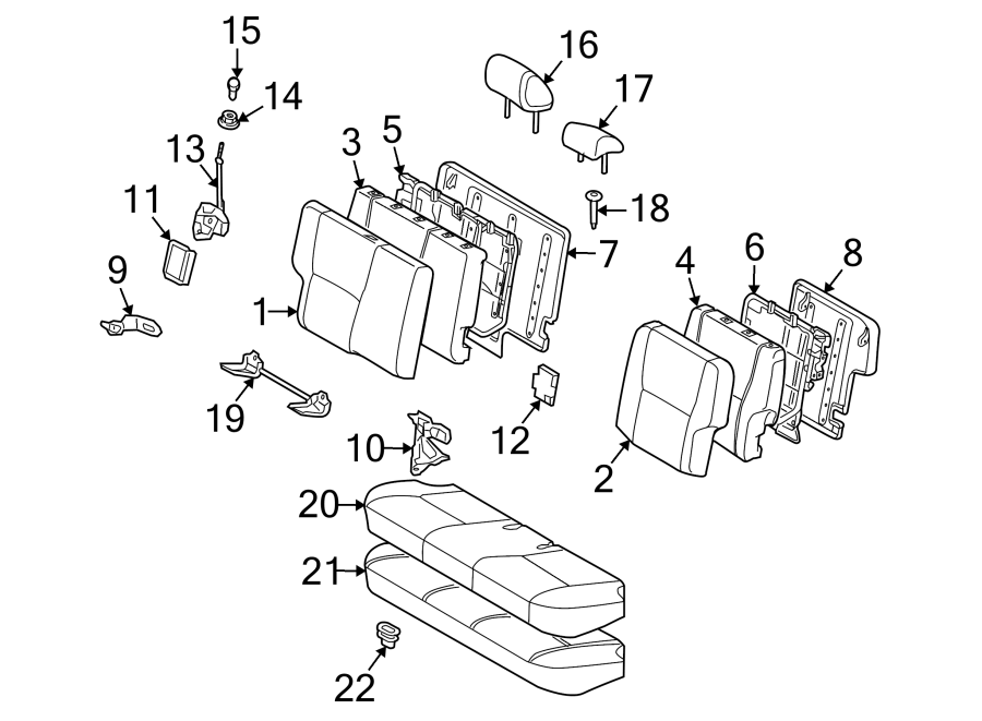 19SEATS & TRACKS. REAR SEAT COMPONENTS.https://images.simplepart.com/images/parts/motor/fullsize/FM09375.png