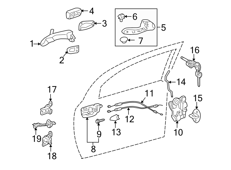 12FRONT DOOR. LOCK & HARDWARE.https://images.simplepart.com/images/parts/motor/fullsize/FM09465.png