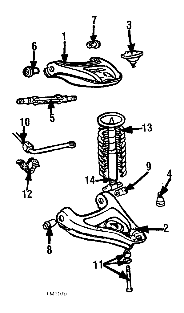 Diagram WHEELS & FRONT SUSPENSION. for your 2002 GMC Sierra 2500 HD 6.0L Vortec V8 M/T RWD SL Standard Cab Pickup Fleetside 