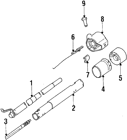 Diagram STEERING COLUMN & WHEEL. for your 2018 Chevrolet Spark  LS Hatchback 