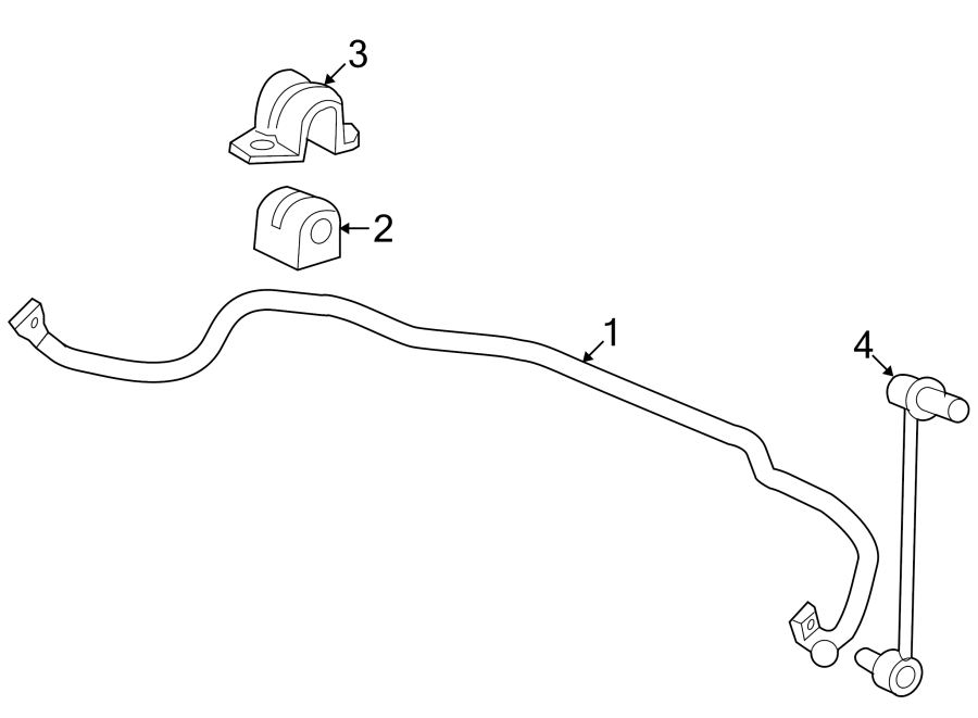 Diagram FRONT SUSPENSION. STABILIZER BAR & COMPONENTS. for your 2024 Chevrolet Camaro  LT1 Convertible 