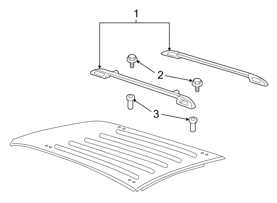 1ROOF. LUGGAGE CARRIER.https://images.simplepart.com/images/parts/motor/fullsize/FN05440.png