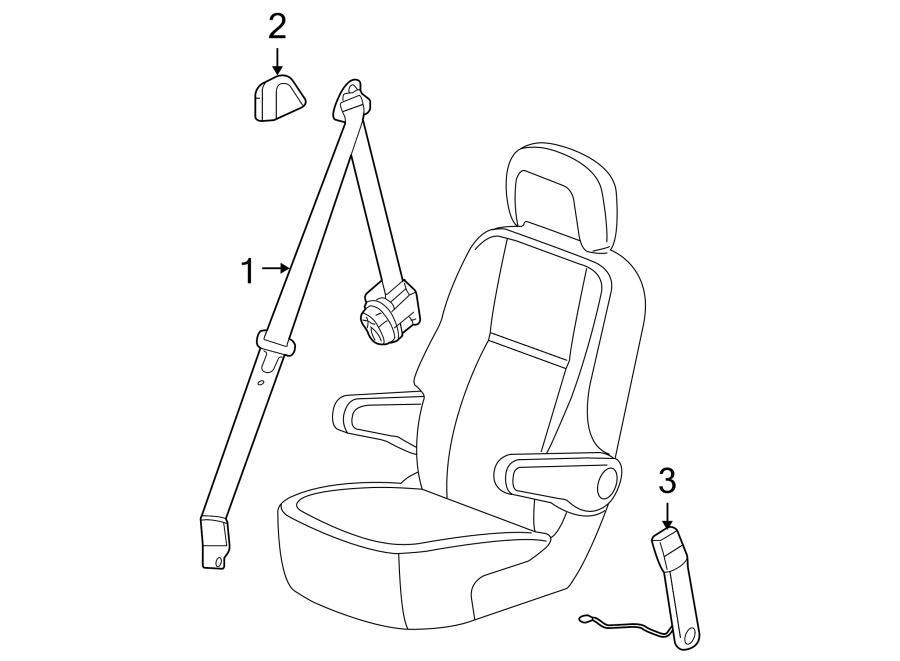 3RESTRAINT SYSTEMS. REAR SEAT BELTS.https://images.simplepart.com/images/parts/motor/fullsize/FN05795.png