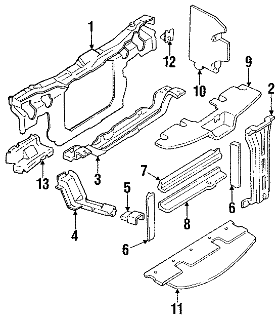 3RADIATOR SUPPORT.https://images.simplepart.com/images/parts/motor/fullsize/FN90050.png