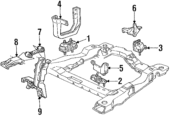 9ENGINE / TRANSAXLE. ENGINE MOUNTING.https://images.simplepart.com/images/parts/motor/fullsize/FN90120.png