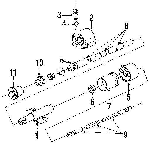 7STEERING COLUMN ASSEMBLY.https://images.simplepart.com/images/parts/motor/fullsize/FN90190.png