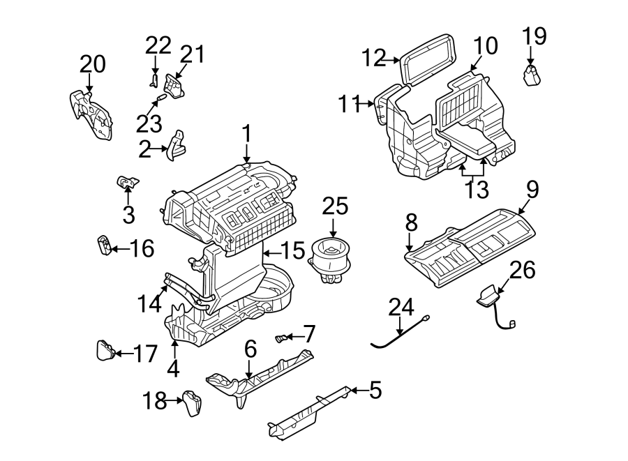 18AIR CONDITIONER & HEATER. EVAPORATOR & HEATER COMPONENTS.https://images.simplepart.com/images/parts/motor/fullsize/FN97072.png