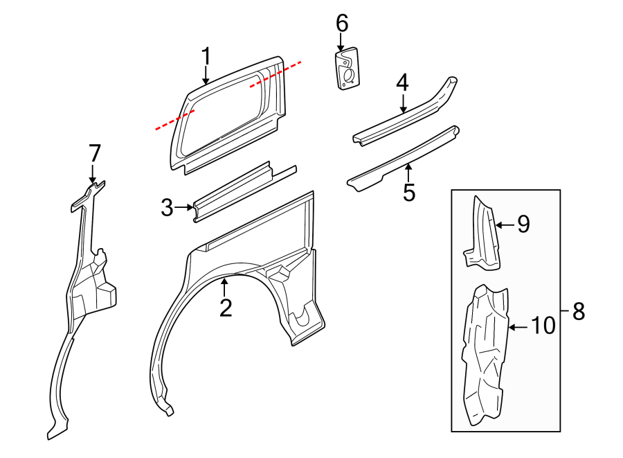 6SIDE PANEL & COMPONENTS.https://images.simplepart.com/images/parts/motor/fullsize/FN97370.png