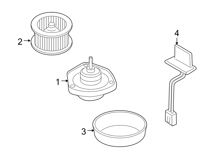 Diagram AIR CONDITIONER & HEATER. BLOWER MOTOR & FAN. for your 2005 Chevrolet Monte Carlo   