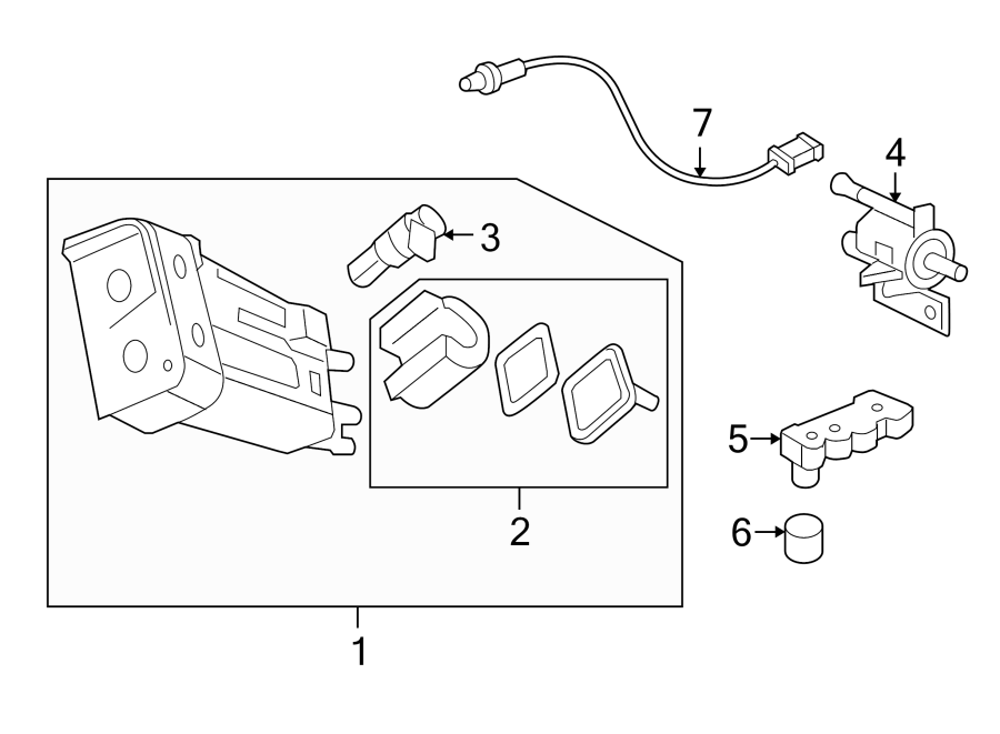 Diagram EMISSION SYSTEM. EMISSION COMPONENTS. for your Chevrolet Camaro  