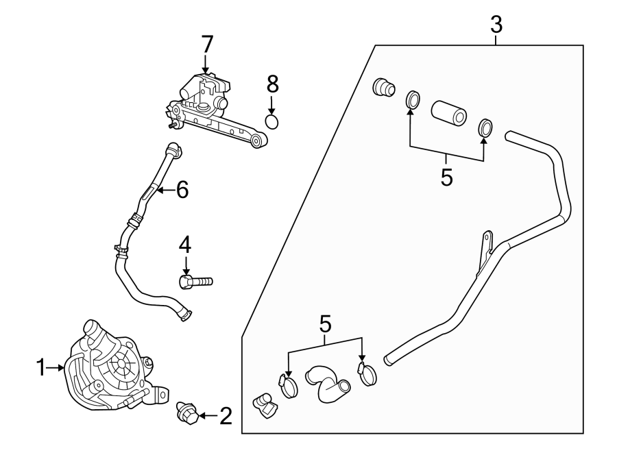 Diagram EMISSION SYSTEM. EMISSION COMPONENTS. for your 2014 GMC Sierra 2500 HD 6.0L Vortec V8 CNG A/T RWD WT Standard Cab Pickup 