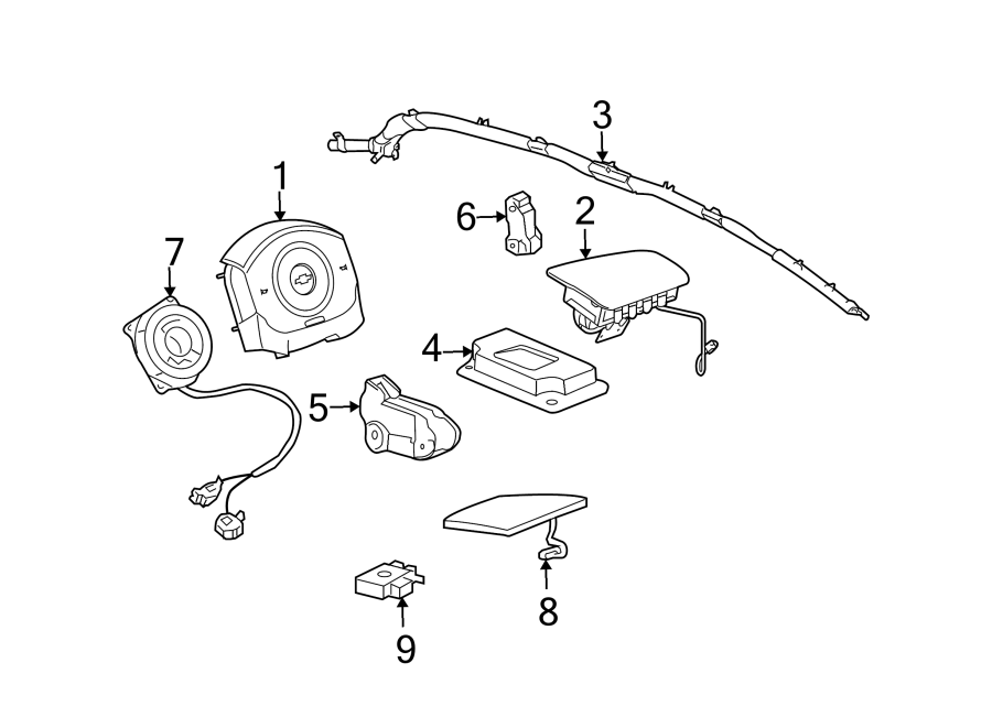 6RESTRAINT SYSTEMS. AIR BAG COMPONENTS.https://images.simplepart.com/images/parts/motor/fullsize/FP07340.png