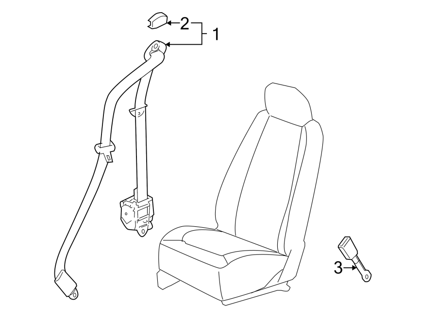 3RESTRAINT SYSTEMS. FRONT SEAT BELTS.https://images.simplepart.com/images/parts/motor/fullsize/FP07345.png