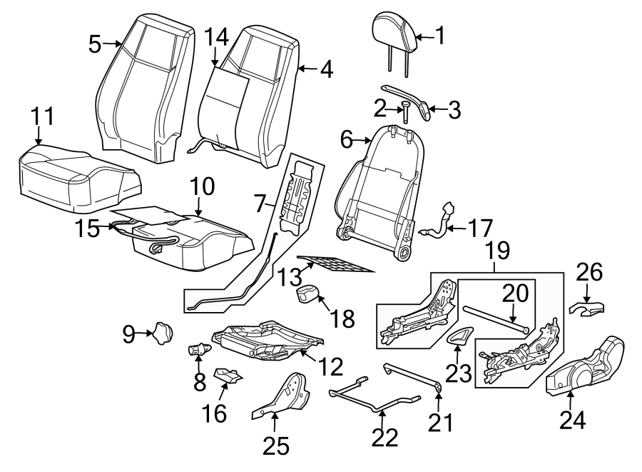 24SEATS & TRACKS. FRONT SEAT COMPONENTS.https://images.simplepart.com/images/parts/motor/fullsize/FP07360.png