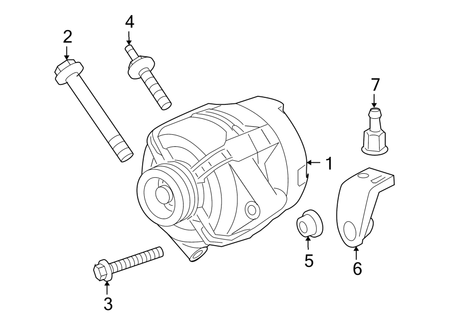 Diagram ALTERNATOR. for your 1992 Chevrolet Blazer   