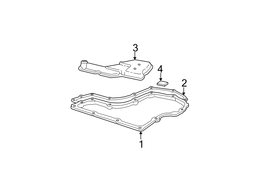 Diagram ENGINE / TRANSAXLE. TRANSAXLE PARTS. for your 2013 Chevrolet Tahoe  LTZ Sport Utility  