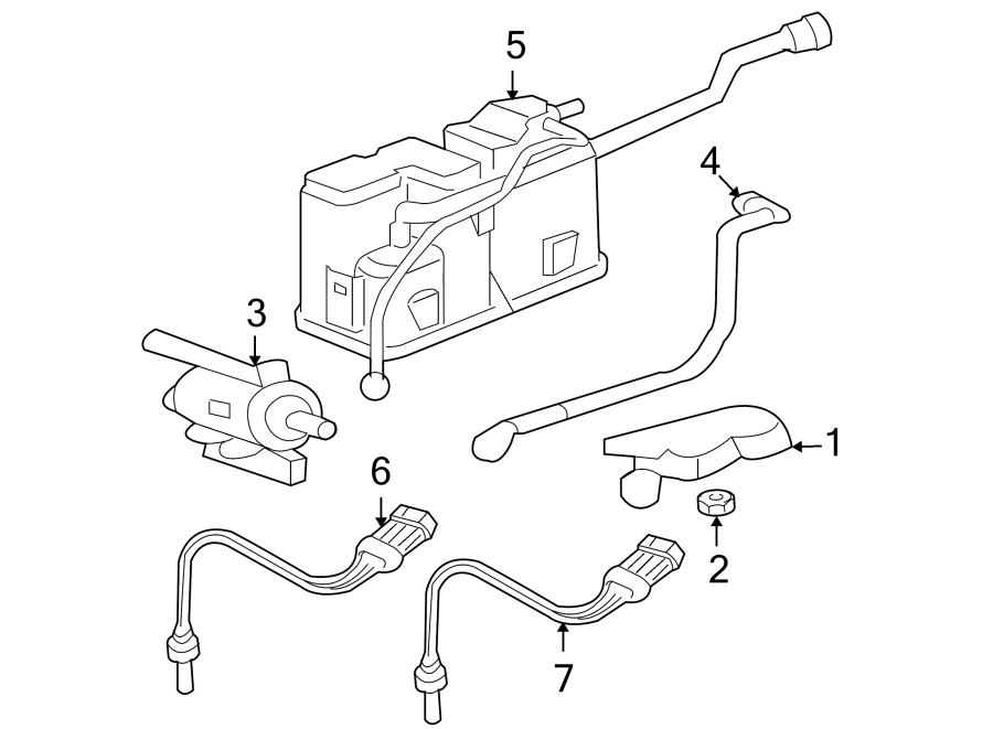 Diagram EMISSION SYSTEM. EMISSION COMPONENTS. for your Chevrolet Camaro  