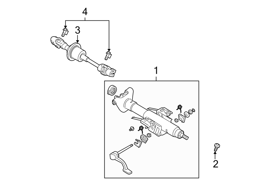 1STEERING COLUMN ASSEMBLY.https://images.simplepart.com/images/parts/motor/fullsize/FQ05222.png