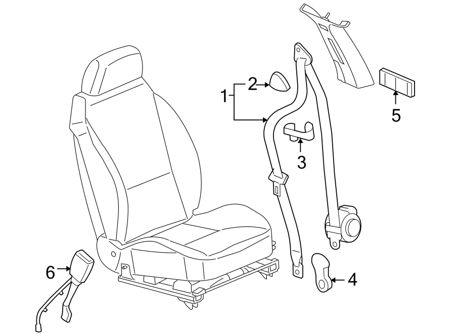 2RESTRAINT SYSTEMS. FRONT SEAT BELTS.https://images.simplepart.com/images/parts/motor/fullsize/FQ05302.png