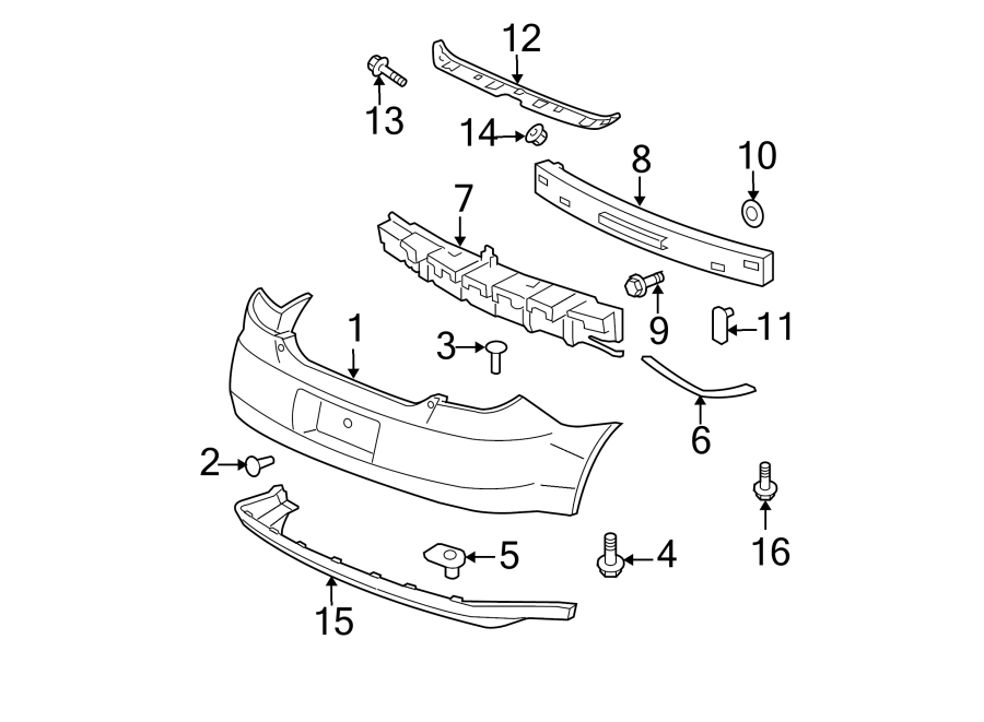 1REAR BUMPER. BUMPER & COMPONENTS.https://images.simplepart.com/images/parts/motor/fullsize/FQ05542.png