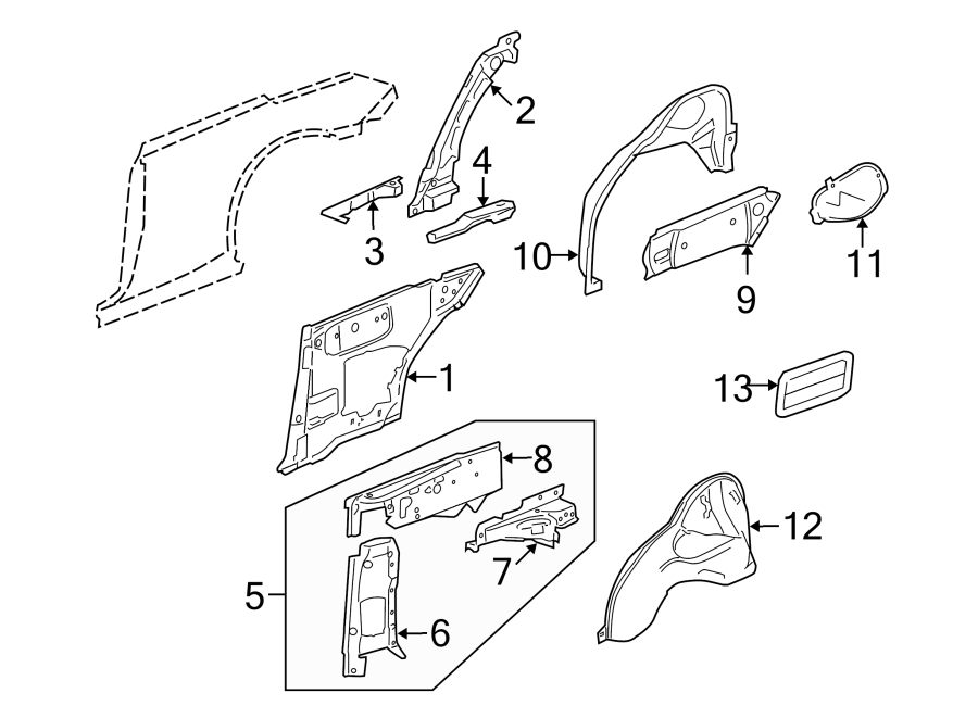 13QUARTER PANEL. INNER STRUCTURE.https://images.simplepart.com/images/parts/motor/fullsize/FQ05710.png