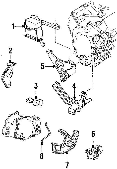 4ENGINE / TRANSAXLE. ENGINE & TRANS MOUNTING.https://images.simplepart.com/images/parts/motor/fullsize/FQ92144.png