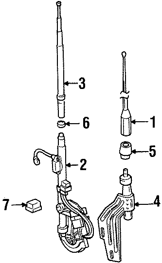 Full size assembly image of ANTENNA. (1/1)