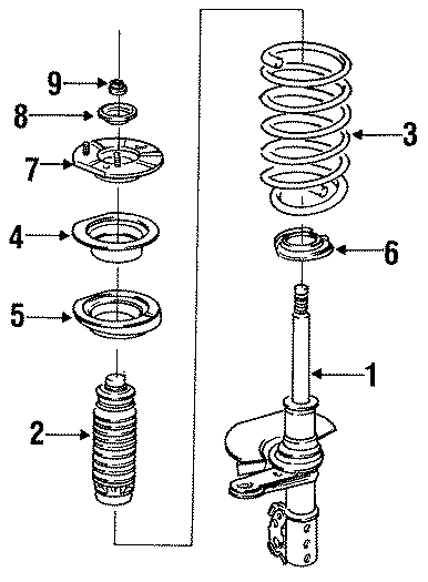 Diagram FRONT SUSPENSION. STRUTS & SUSPENSION COMPONENTS. for your 2012 GMC Sierra 2500 HD 6.6L Duramax V8 DIESEL A/T RWD WT Extended Cab Pickup 